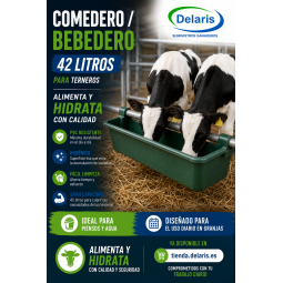 COMEDERO/BEBEDERO PVC 42...